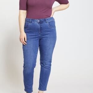 Universal Standard Seine Mid Rise Skinny Jeans inseam 32